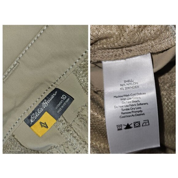 Eddie Bauer Travex Outdoor Travel Hiking Convertible Pants Women Size 10 - Picture 9 of 9